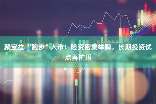聚宝盆 “跑步”入市!险资密集举牌,长期投资试点再扩围