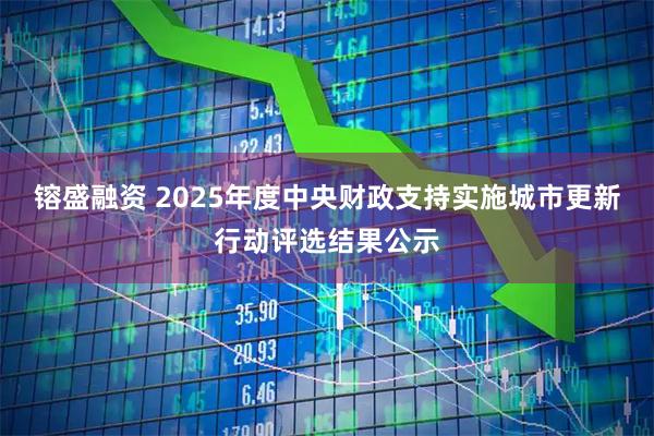镕盛融资 2025年度中央财政支持实施城市更新行动评选结果公示