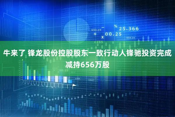 牛来了 锋龙股份控股股东一致行动人锋驰投资完成减持656万股